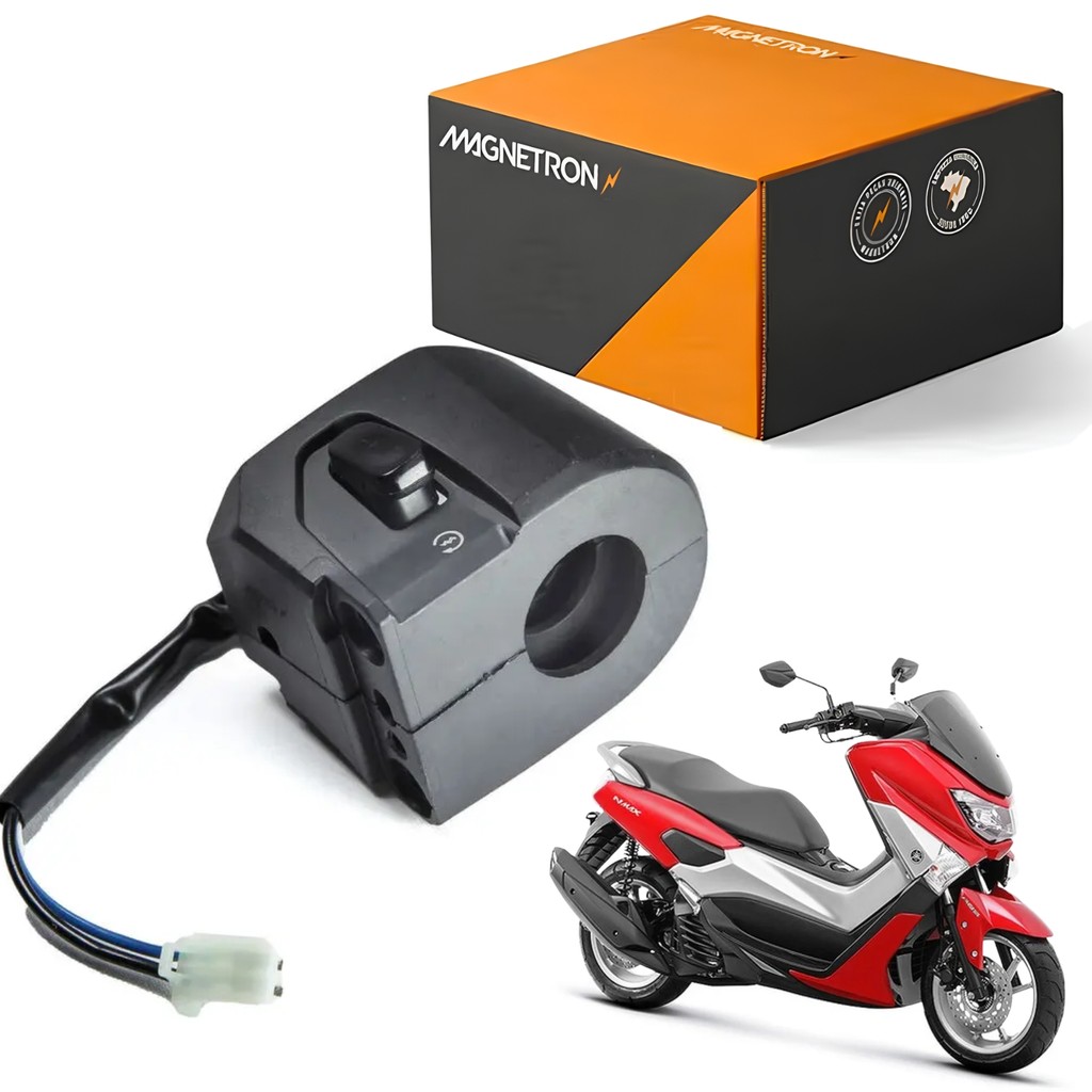 INTERRUPTOR DE PARTIDA BOTÃO DE START CHAVE DE PUNHO MAGNETRON YAMAHA NMAX 160 2017 2018 2019 2020