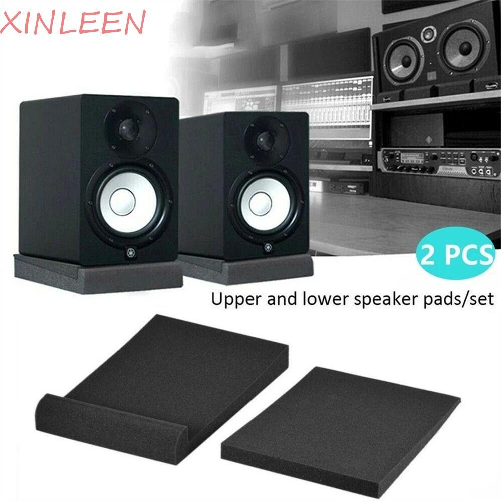 XINLEEN Alto-Falantes Almofadas De Isolamento Painéis 33x27x4cm Subwoofer Desktop Falante Espuma Acústica