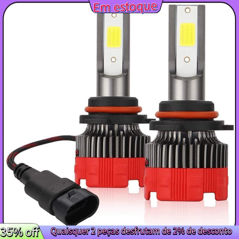 9006 Lâmpadas LED Para Farol , 6000K , HB4 , Feixe Alto/Baixo , 55W , 8000 Lúmens , Lâmpada De Neblina Brilhante , À Pro