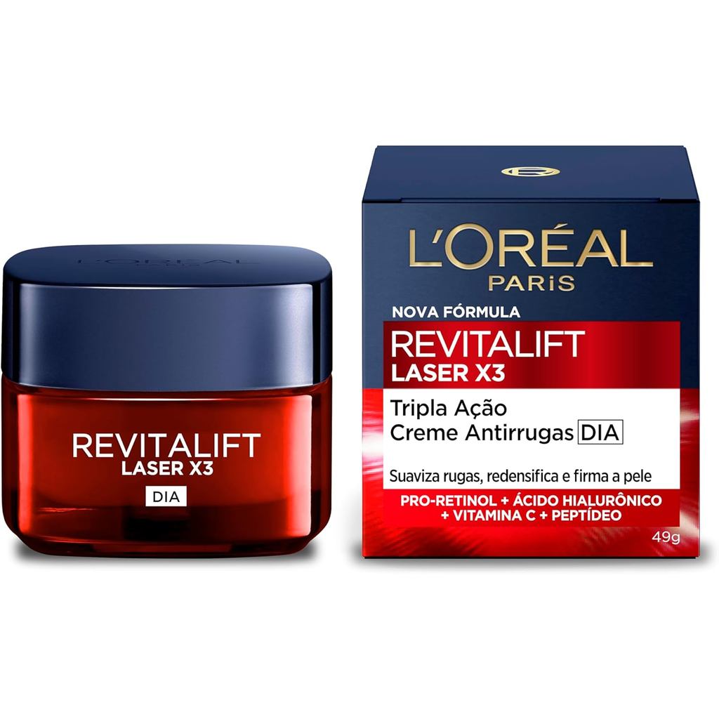 Creme Hidratante Loreal Paris Revitalift Laser X3 Dia