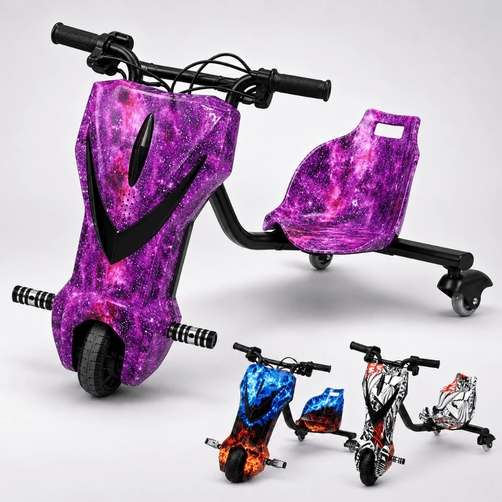 Drift Elétrico Triciclo com Led 100kg Infantil 350w — imagem 1