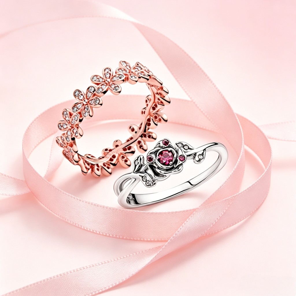Anel feminino requintado Daisy | Prata S925 incrustada com diamantes Pavé | Presentes ideais para aniversário e dia dos