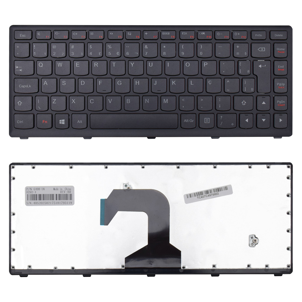 Teclado para Notebook Lenovo Part Number 25208609