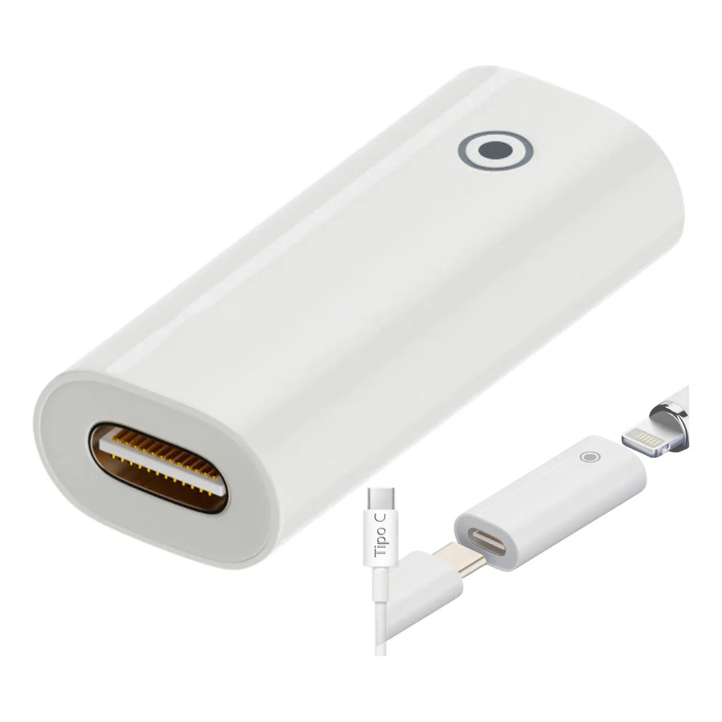 Adaptador Usb-c Carga Apple Pencil 1a Geração Compatível