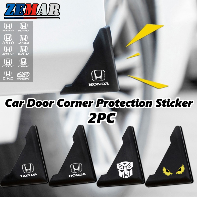 2/4 Unidades Adesivo Protetor De Canto De Porta De Carro Honda De Borracha Para Anticolisão Arranhões Fit City Hatch Hrv