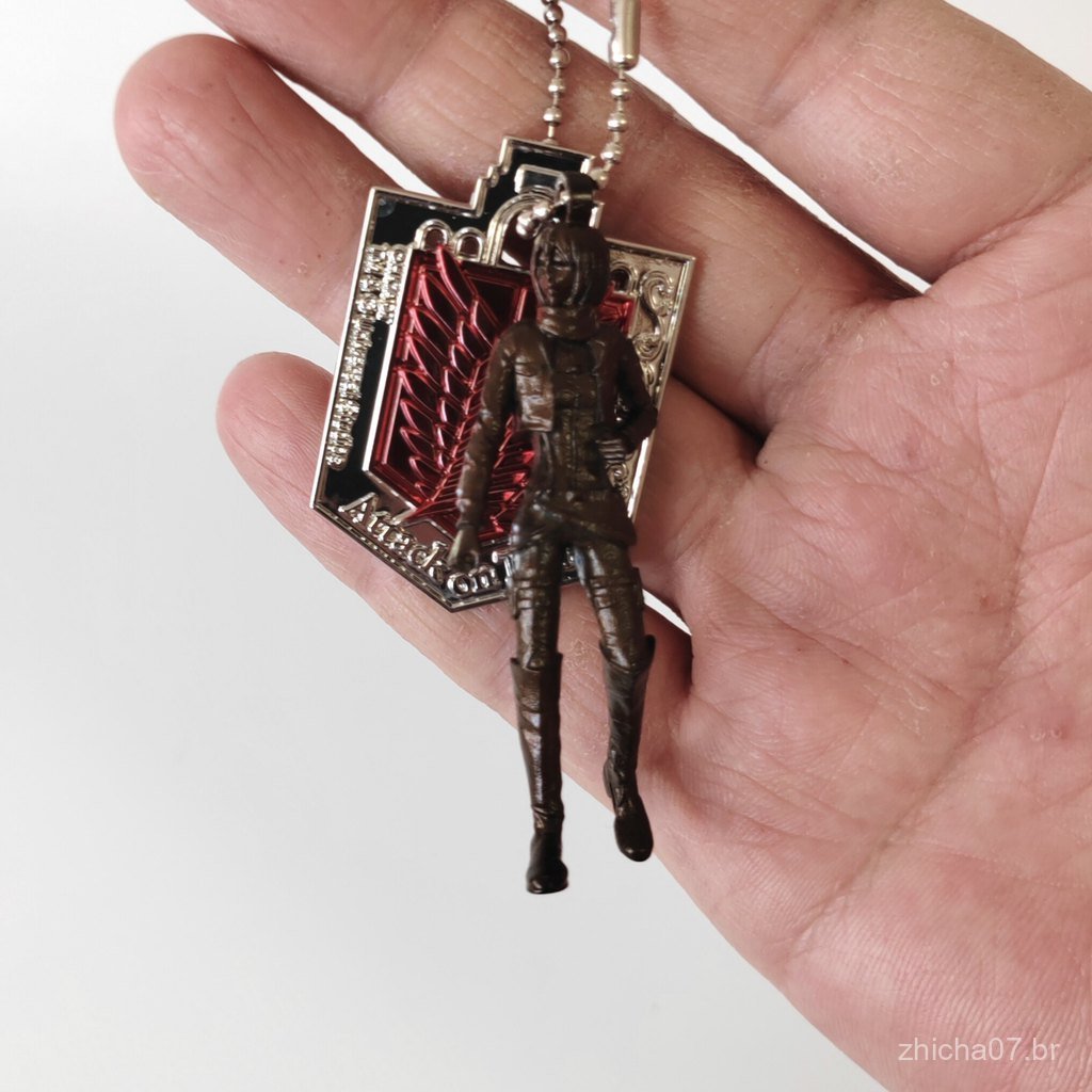 Loose Goods Attack on Titan Wings of Freedom Mikasa Pingente Gashapon de Liga Metálica YGBO