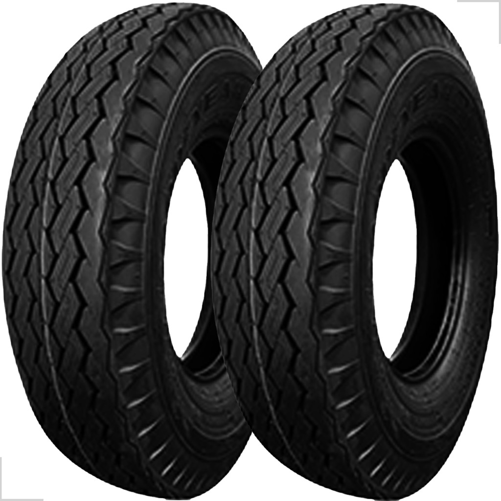 Kit 2 Pneu Goodyear Aro 16 Papaleguas G8 Liso Truck 7.50-16 10 Lonas