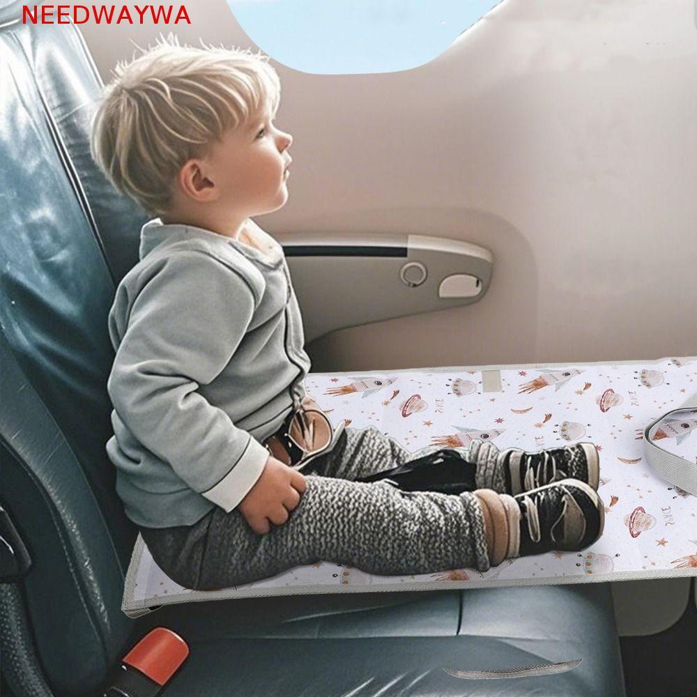 NEEDWAYWA Cama Infantil Para Apoio Os Pés , Estilo Rede , Descanso Pernas , De Avião Viagem De Bebê , Portátil
