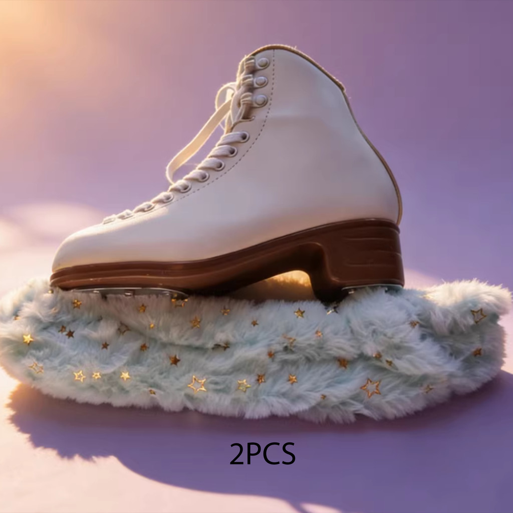 [hellery] Capa Portátil Para Lâmina De Skate No Gelo , Protetor De Pelúcia Adultos , Proteção Absorvente De Água Antiarr