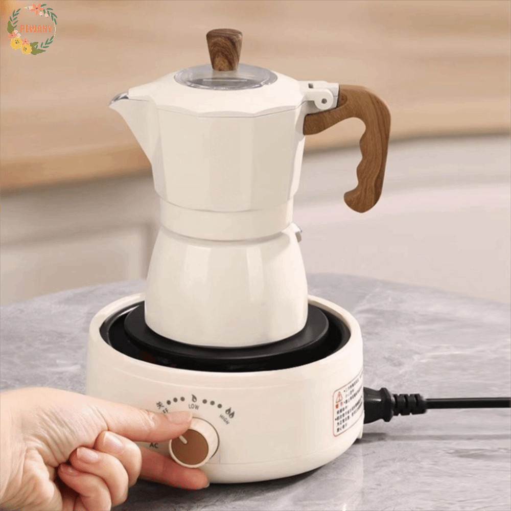 Fogão Elétrico PEEWANY1 , Aquecedor Universal Redondo Para Bule , Mini Queimador De Cafeteira Com Temperatura Ajustável