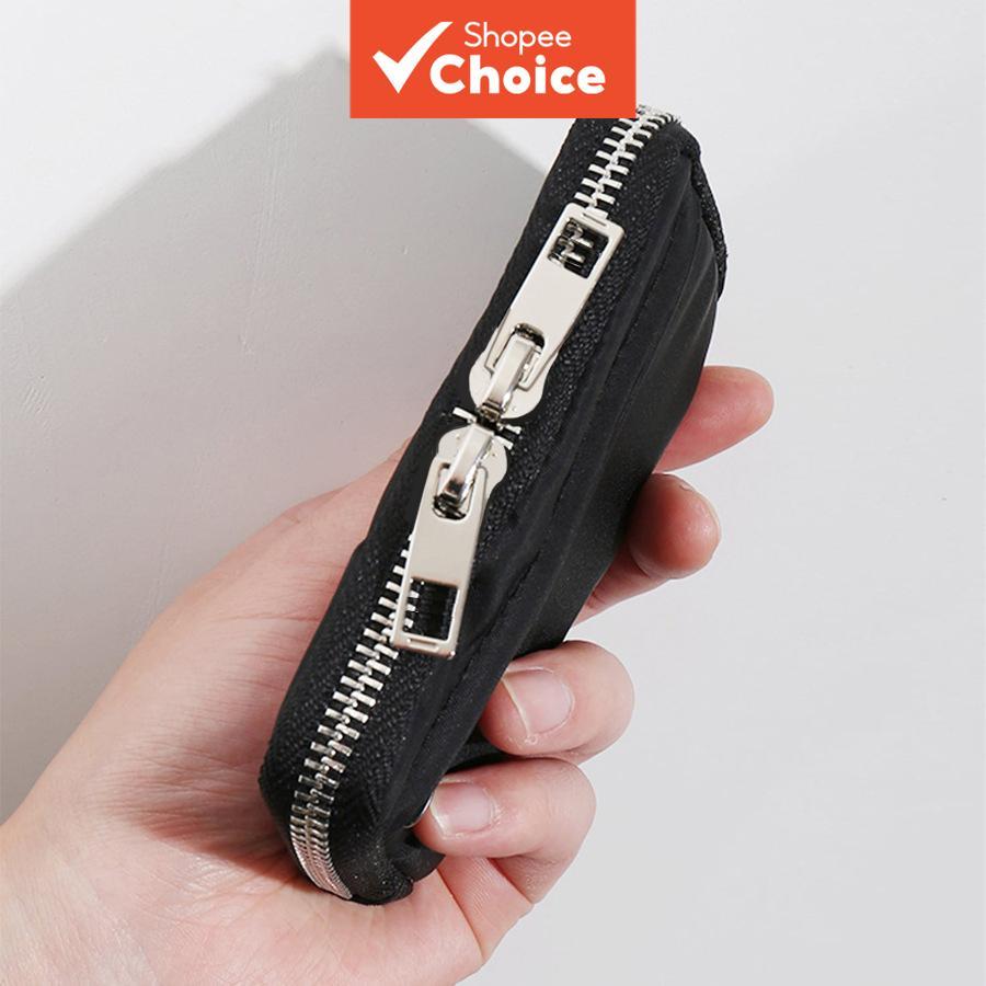 Mini Porta-Moedas e Chaveiro com Tecnologia RFID, Ideal para Cartões, Dinheiro e Viagens