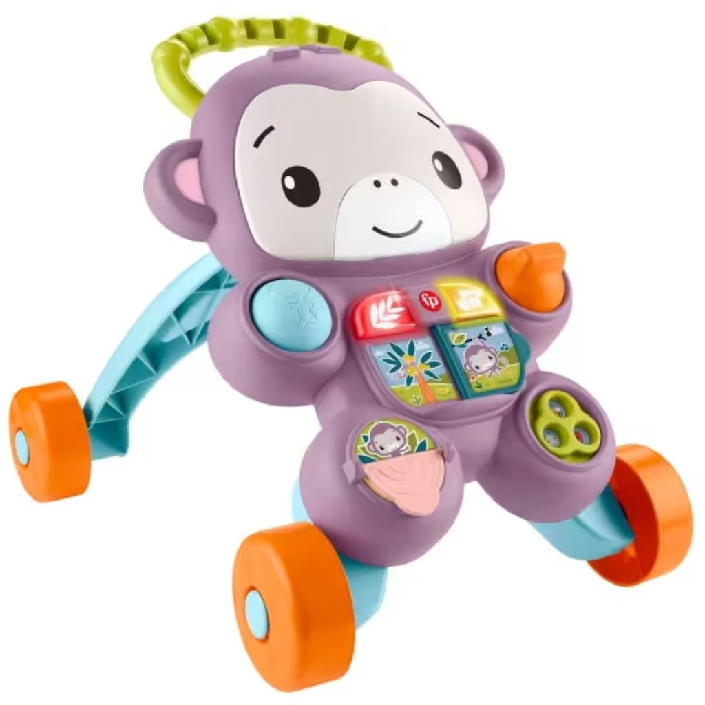 Andador Infantil Fisher Price Aprenda Comigo Macaco JGW90 - Mattel