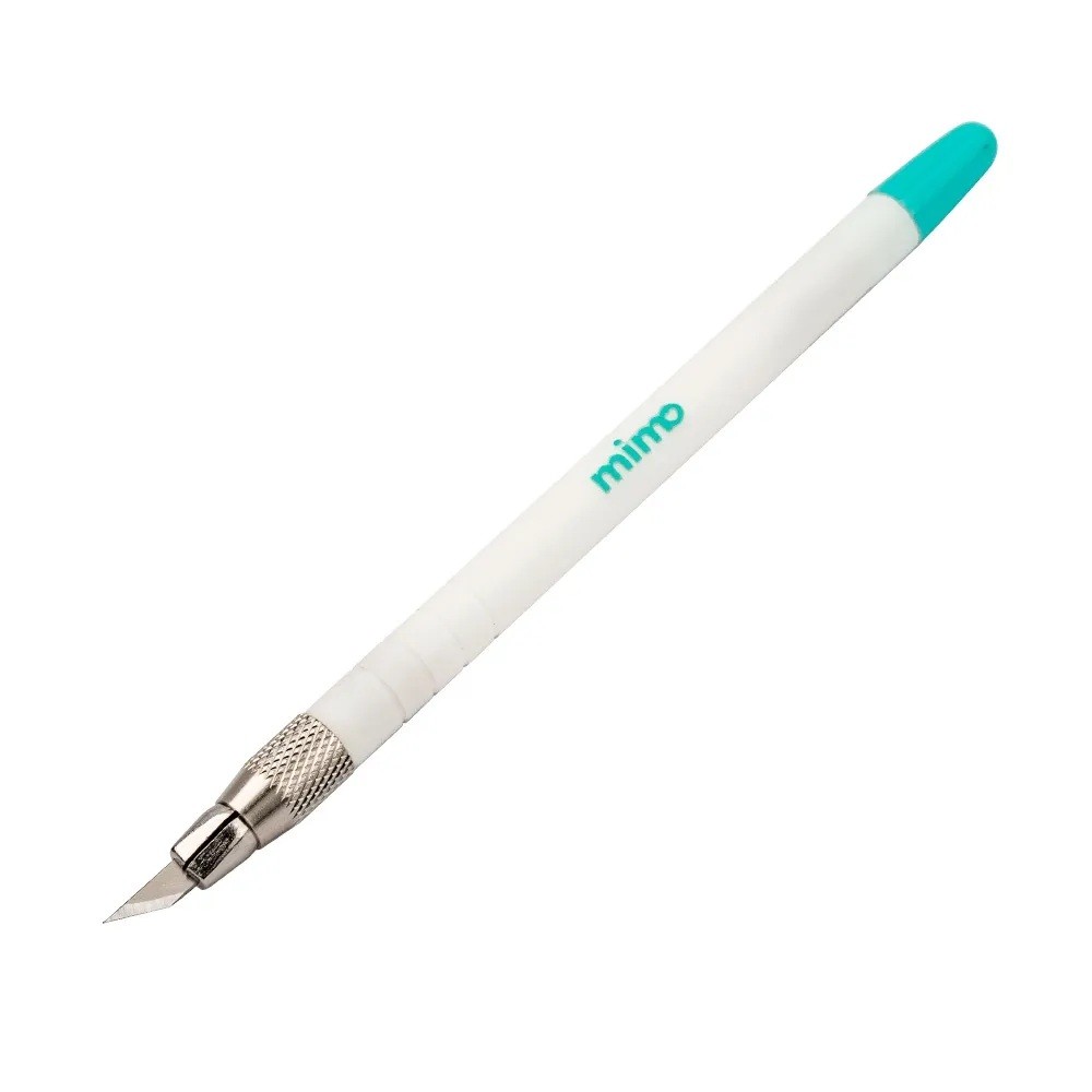 Estilete De Precisao Artesanato c/ 5 Laminas Mimo Crafts