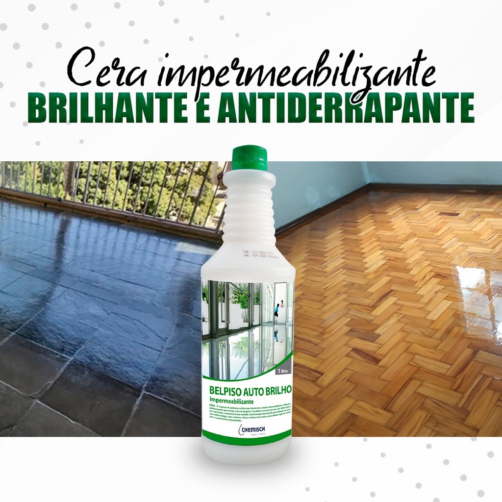 Impermeabilizante Auto Brilho 1L Pronto Uso Para Pisos