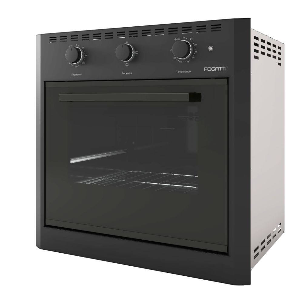 Imagem Forno Elétrico de Embutir 60 Litros Fogatti Black E60