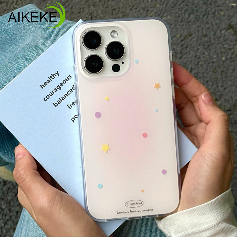 Capa Rosa Estrela Fofa Para Samsung Galaxy A07 A06 A05S M05 F05 A04S A04E M04 F04 A03 Core A03S A02S M02S M01S 5G 4G De 