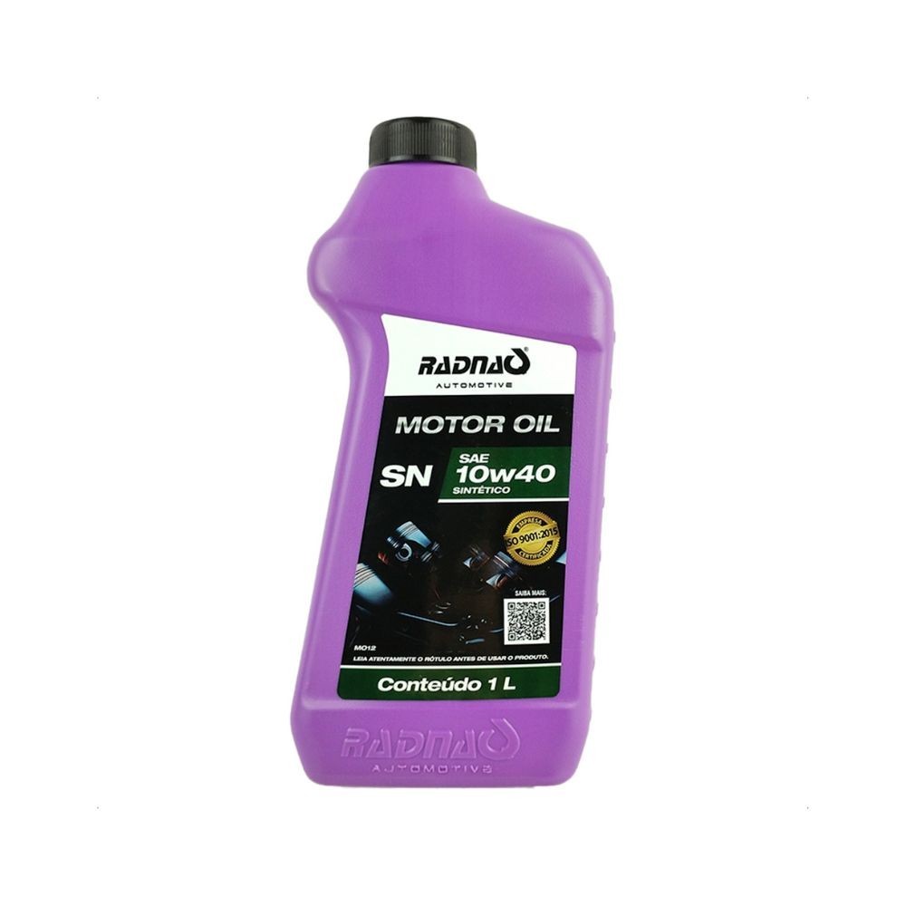 óleo Motor 10w40 Sintético Radnaq 1000 Sn A3/b4 1 l