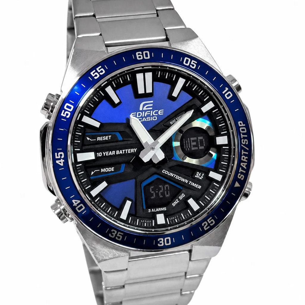 Relógio Casio Edifice Analógico e Digital Masculino EFV-C110D-2AVDF