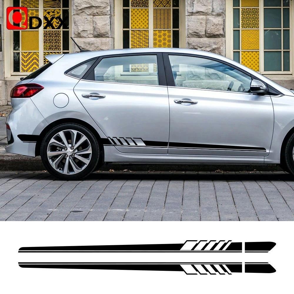 Para Hyundai CRETA EON EQUUS I10 I20 I40 IONIQ IX25 IX55 KONA Acessórios Automotivos 2 Peças Adesivo Lateral Da Porta Do