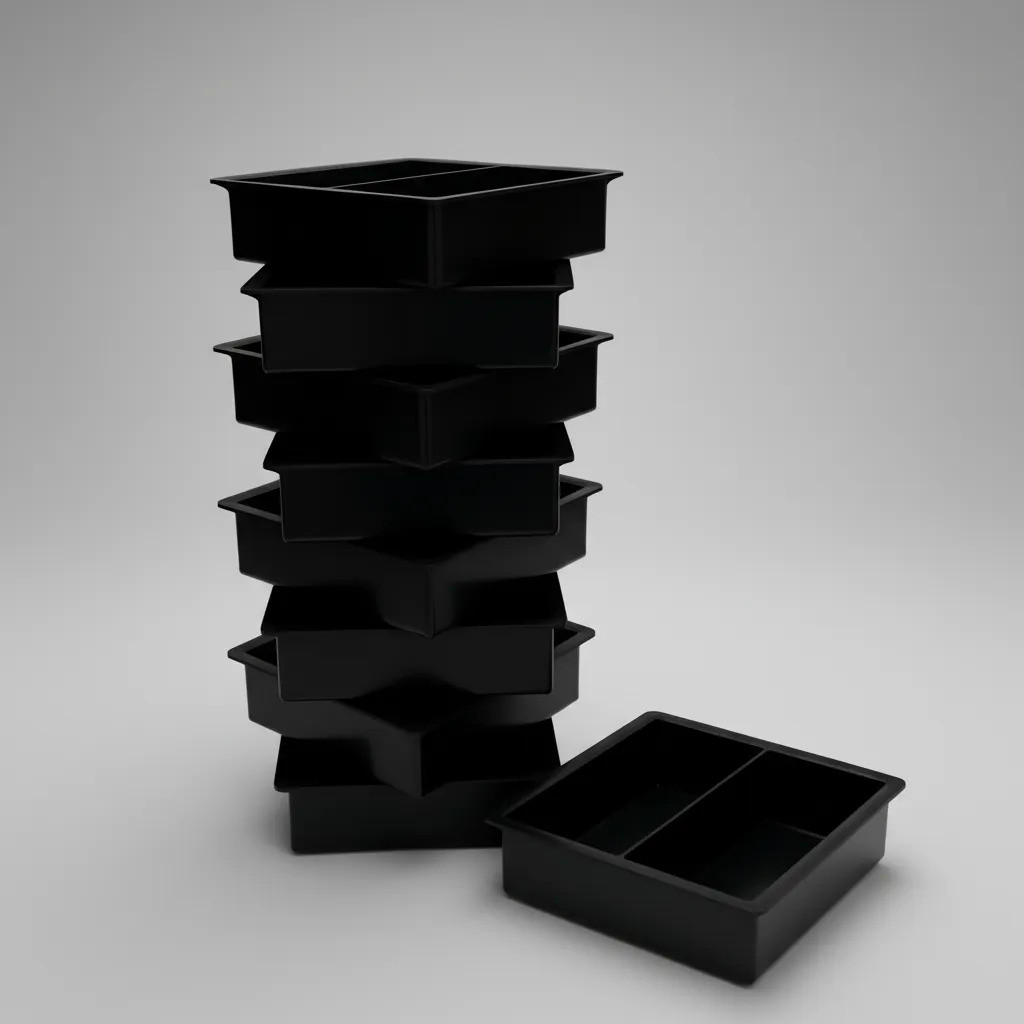 Kit 30 Peças Forma Paver Dupla Tijolinho Bloquete 20x10x6 Para Patios Industriais Jardins e Calçadas