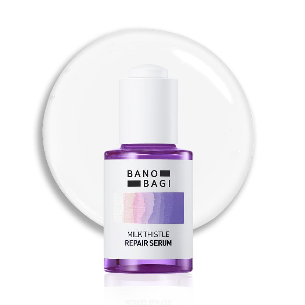 BANOBAGI Milk Thistle Repair Serum | Korean Skin Care Face Moisturizer Hydrating Serum for Face | Korean Moisturizer Ski
