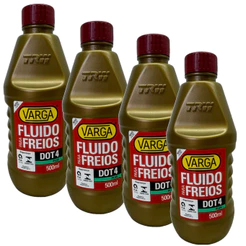 Kit 4 Óleo Fluido Freio Dot4 Trw Varga 500ml RCLF00054