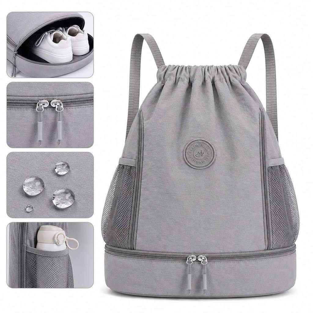 Bolsa Mochila Saco Esportiva Sacola Academia Futebol Basquete Passeio Impermeável SG957#