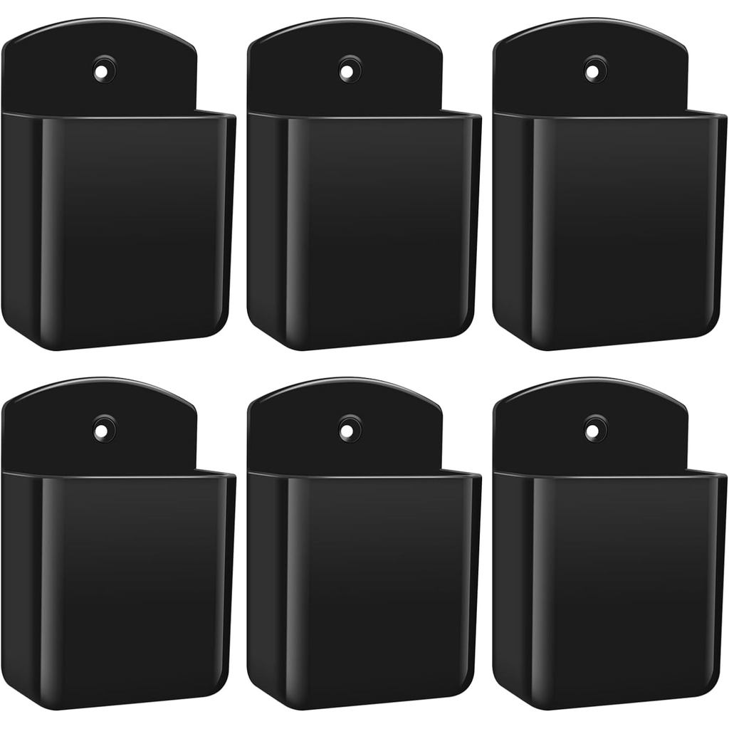 6 Suportes de Controle Remoto para Montagem na Parede, Suporte Autoadesivo para Controle Remoto de TV e Ar Condicionado,