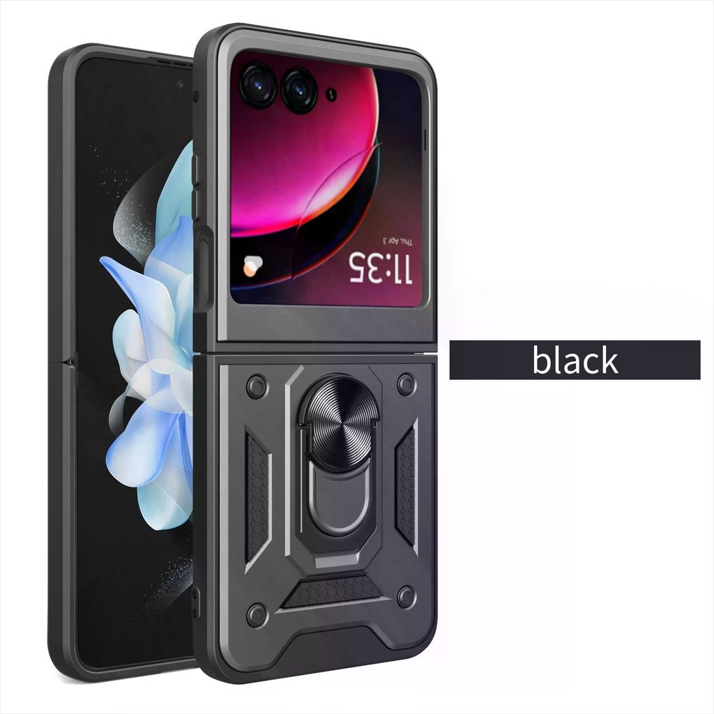 Capa De Anel De Dedo Com Suporte Para MOTOROLA MOTO Razr 70 Ultra 2026 Razr60 60