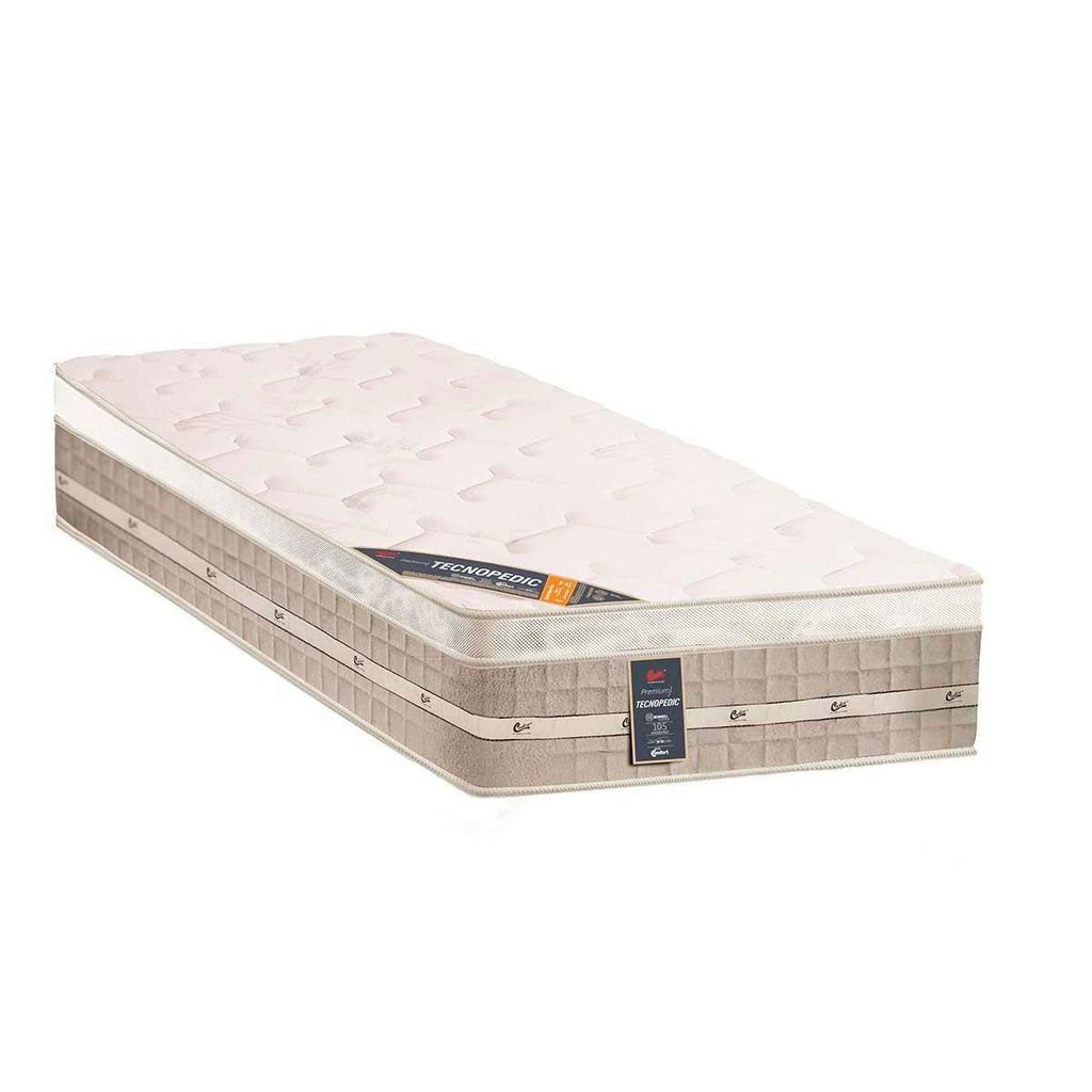 Colchão Solteiro p/ Hotelaria Molas Tecnopedic Premium Euro Pillow (78x188x30) - Castor