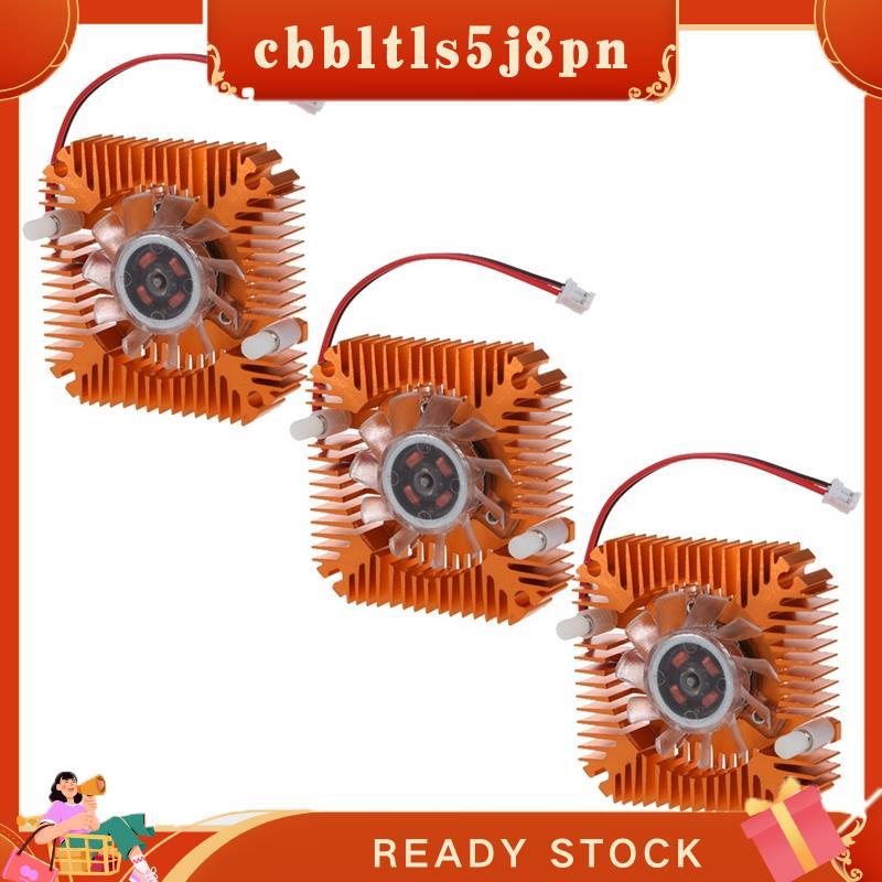 3X PC Computador Laptop CPU VGA Placa De Vídeo 55mm Cooler Ventilador Dissipador De Calor