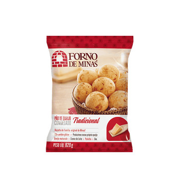 Pão de Queijo Congelado Tradicional Forno de Minas