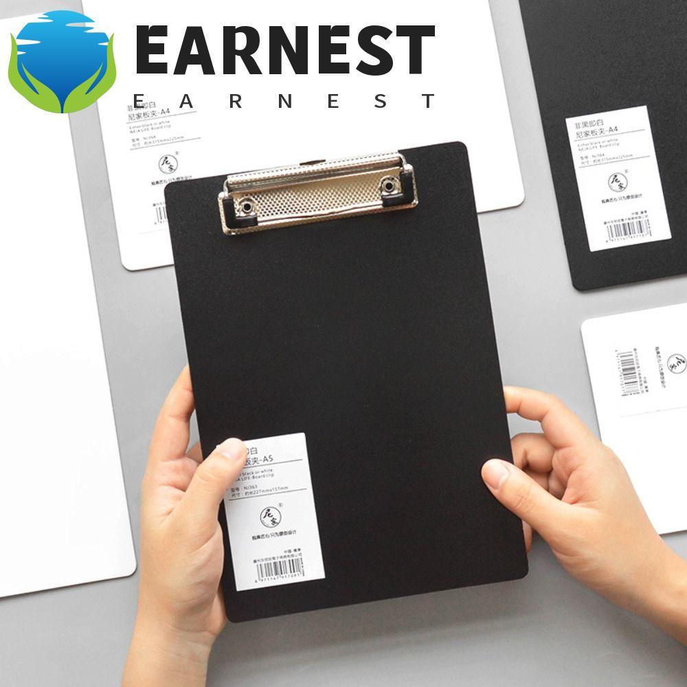 Prancheta De Escrita EARNEST , Bloco De Folha Para Tablet A4 A5 A6 Pasta De Arquivo , Com Clipe Dourado De Baixo Perfil