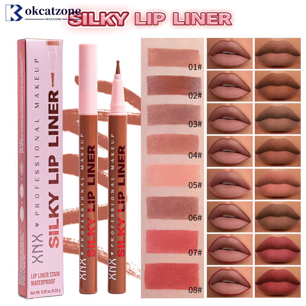 OKCATZONE Lápis Delineador Labial De Longa Duração , À Prova D'água De Manchas , Nude , Rosa , Marrom , Maquiagem , Fosc
