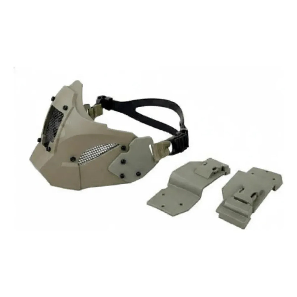 Mascara Airsoft Feasso Fja-126 Jay-fast Areia Bege Lisa Unico