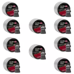 10x Chumbinho/Carabina 6.35mm Technogun 100un Strike Diabolo