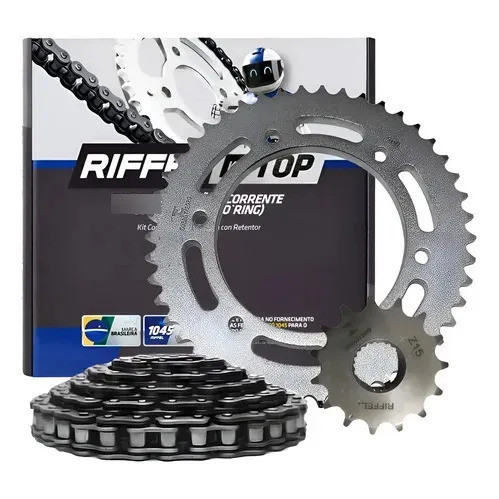 Kit Relação Fazer 250 Fz25 2018 A 2025 C/ Retentor Riffel