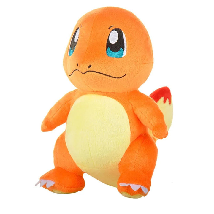 Charmander de Pelúcia Pokémon 22cm Importado Original Anime Brinquedo Fofo Dormir Brinquedo Crianças Pikachu Picachu Cha