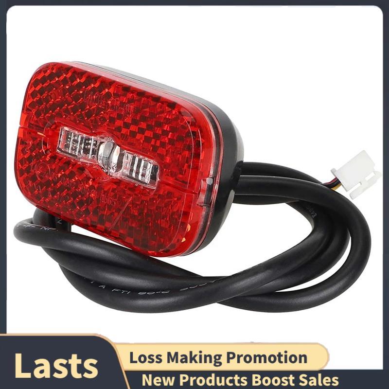 Para KQi3 Scooter Elétrico Kick Luz Traseira Segurança Skate Semáforo Aviso Freio Lâmpada LED