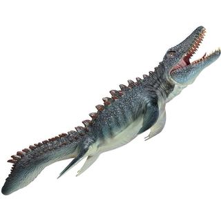 Brinquedo Dinossauro Mosassauro Gemini&Genius, Figura Realista com Mandíbula Móvel, Monstro Marinho Grande de 13,4" (34 