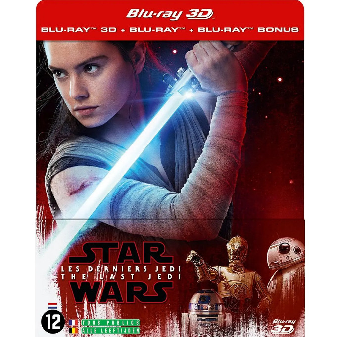 Star Wars 8: O Último Cavaleiro Jedi Versão 3D (2017) BD25 Blu-ray Movie Blu-ray Disc