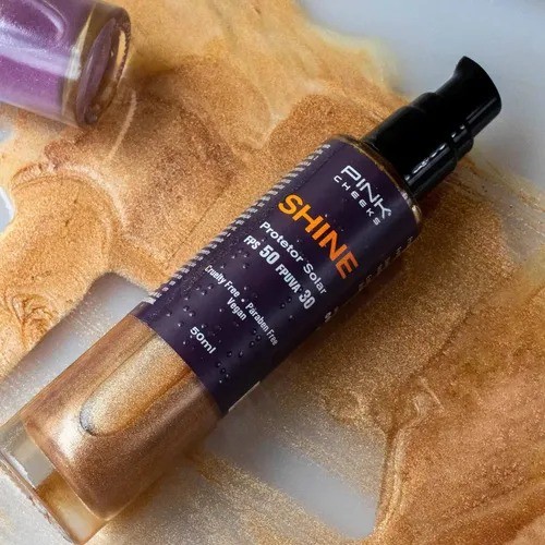 Pink Cheeks Protetor Solar Shine Dry Oil Iluminador Fps 50
