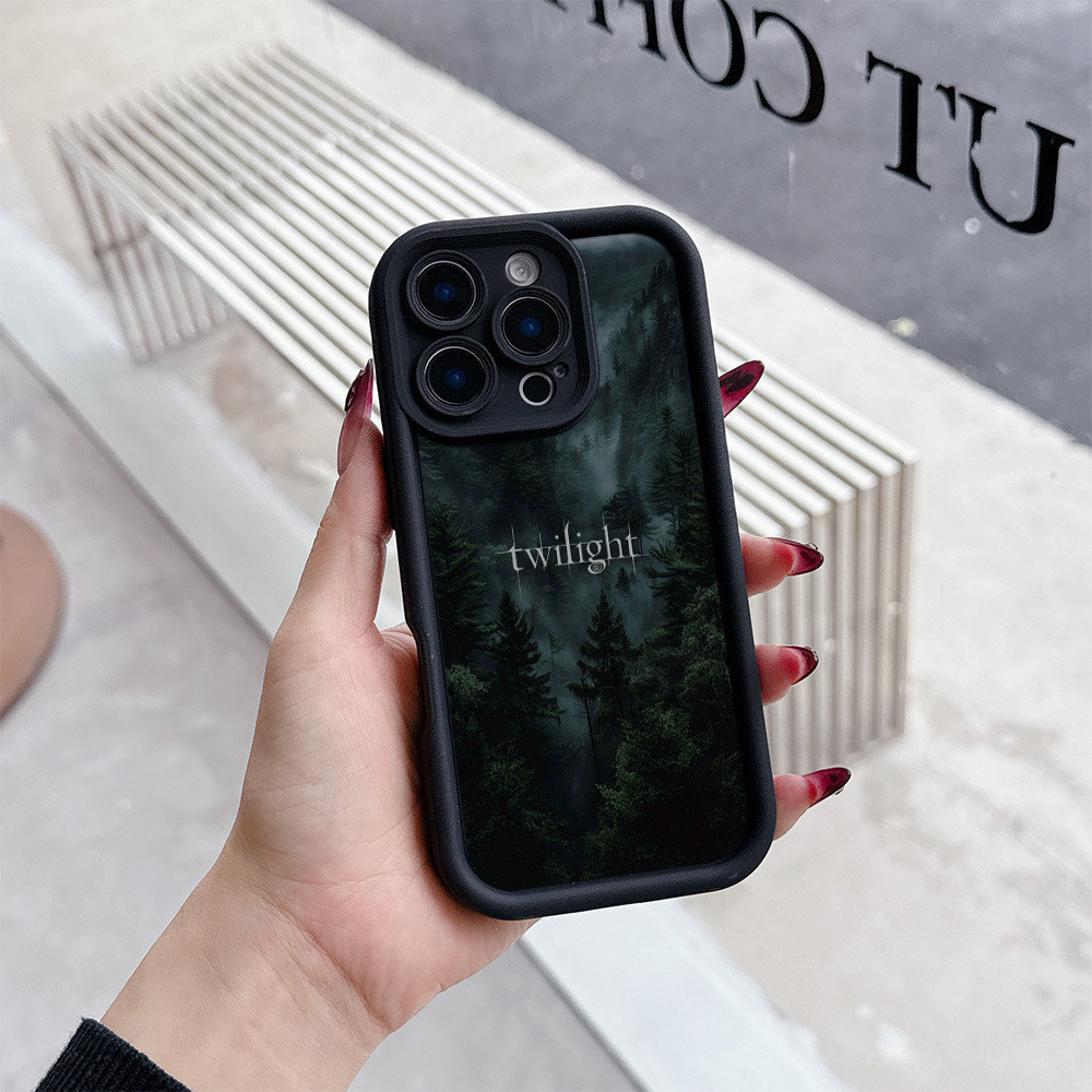 Capa de celular - Capa de celular com padrão da série "Twilight", compatível com os modelos iPhone 17, 16E, 16, 15, 14.