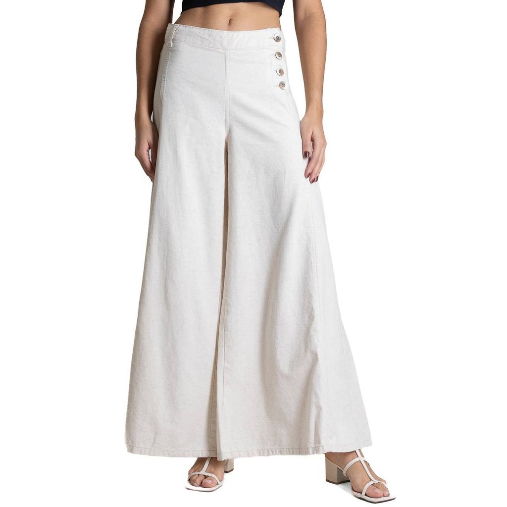 Calça Linho Sawary Super Wide Leg - 283207