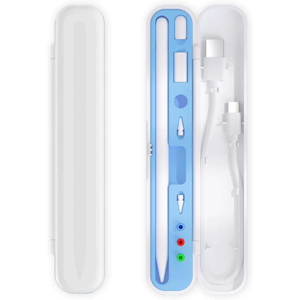 Estojo compatível com Apple Pencil de 1ª, 2ª Geração e Pro, estojos de armazenam