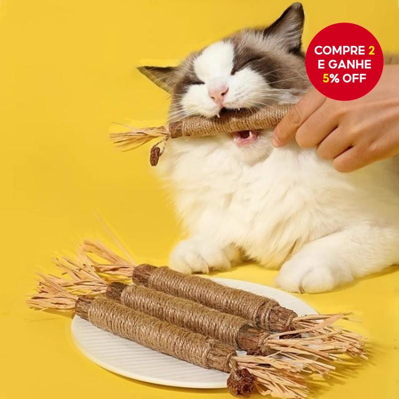 Brinquedo Celestial De Madeira Para Gatos-Bastão De Dentição Molares De , De Mastigar Natural , Cuidados Dentários Inter