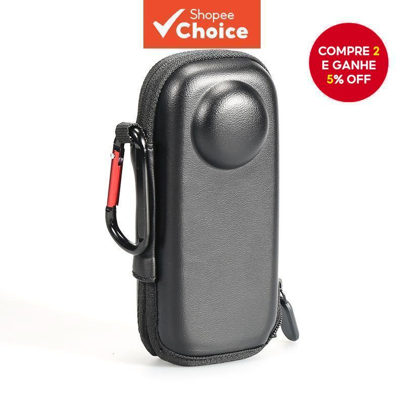 Mini Estojo De Armazenamento Para Insta360 X4 Case X5 Acessórios Bolsa Câmera De Ação Antiarranhões