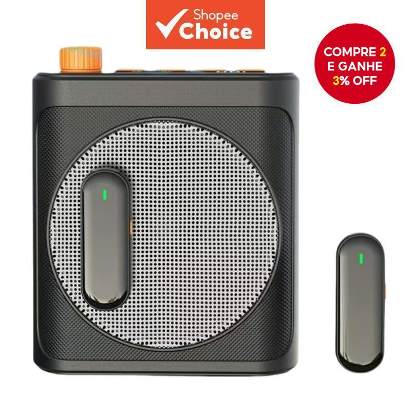 Microfone De Lapela Sem Fio M29 Com Transmissor E Receptor Alto-Falante Portátil De 15 W Para Guia Turístico Do Professo