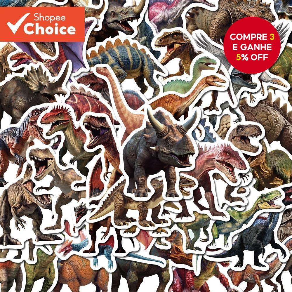 Adesivos De Desenhos Animados De Dinossauro Jurássico , 50 Peças , Criativo , Faça Você Mesmo , notebook , Capa De Telef