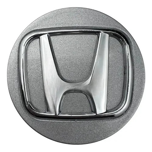 Calota Meio Roda Honda Fit City Wrv Cinza Cromado 58mm